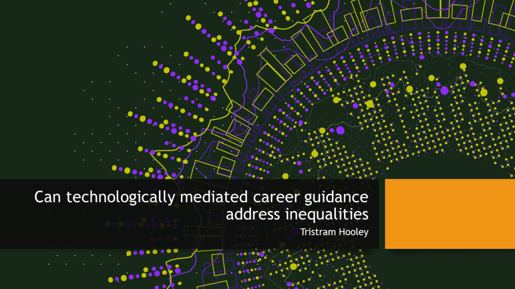 Can technologically mediated career guidance address inequalities